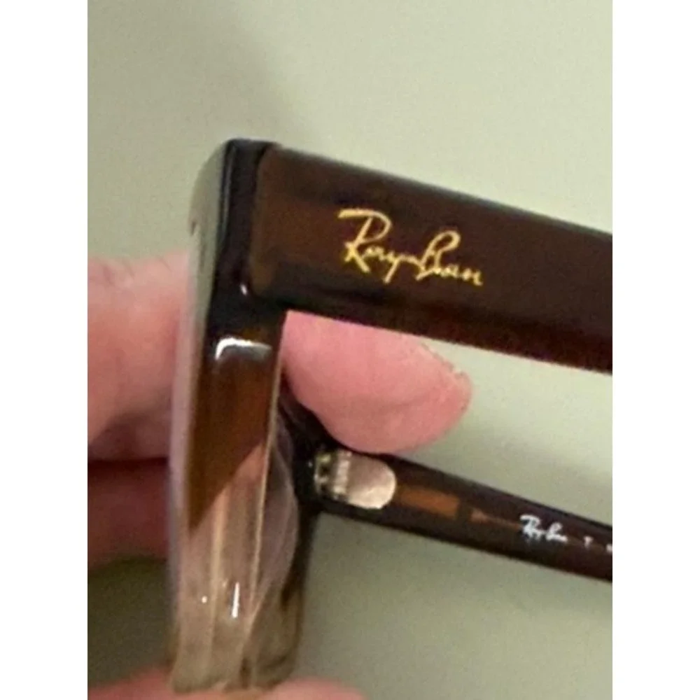 Ray-Ban RB5237 Havana Rectangular Eyeglass Frames Brown Clear 53-17-145 RX
